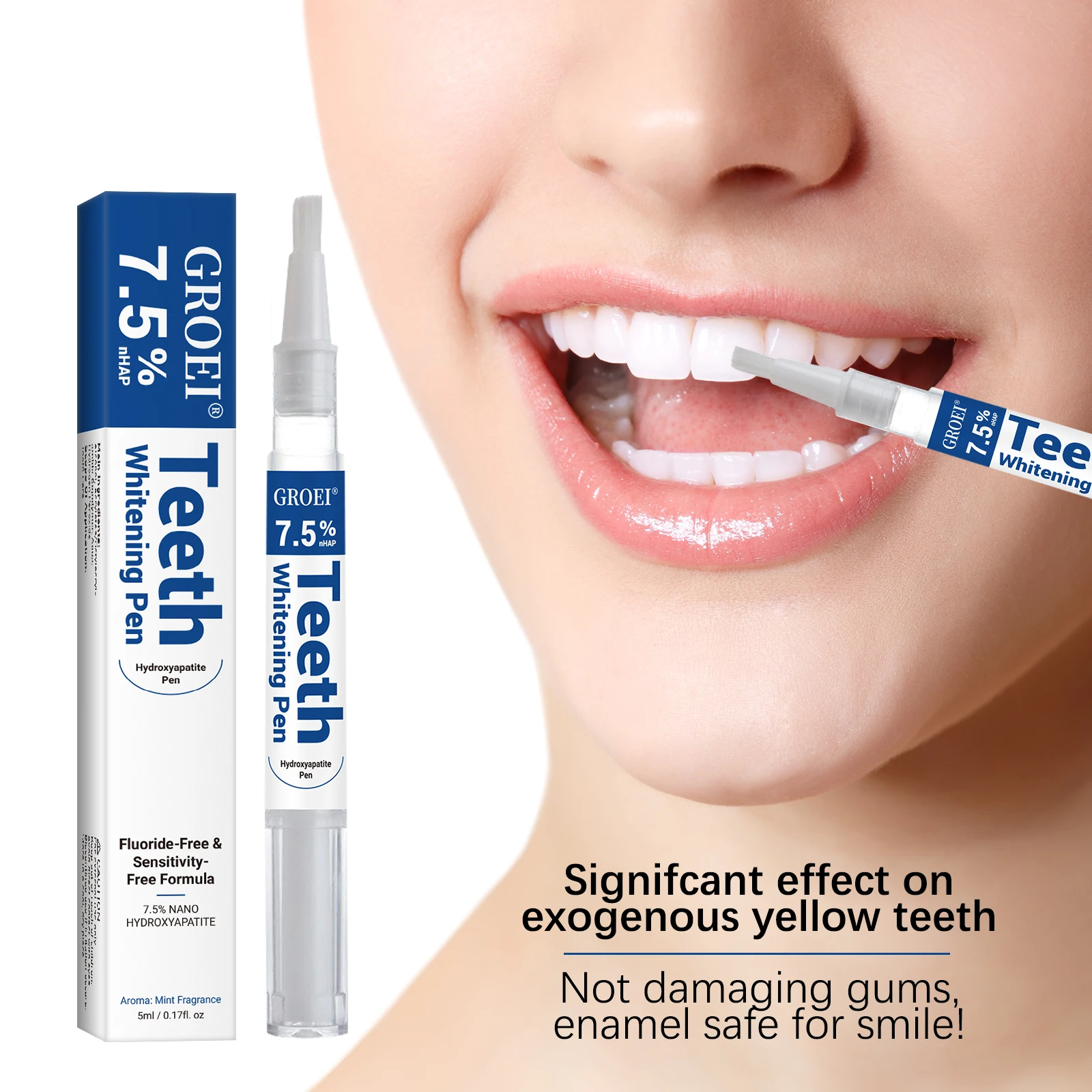 Teeth Whitening Pen - Hydroksiapatytowy długopis do wybielania zębów Dazzling