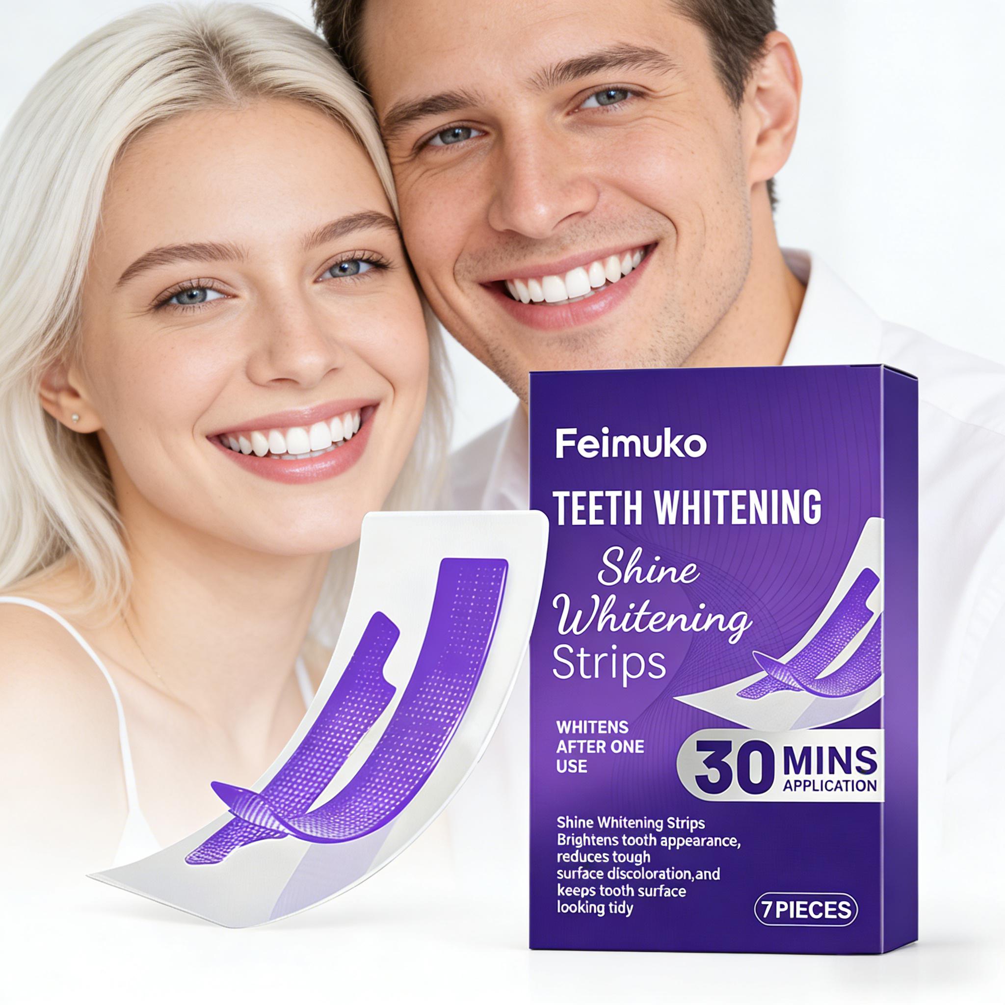 Teeth Whitening Flash - Paski do wybielania zębów redukujące wrażliwość,