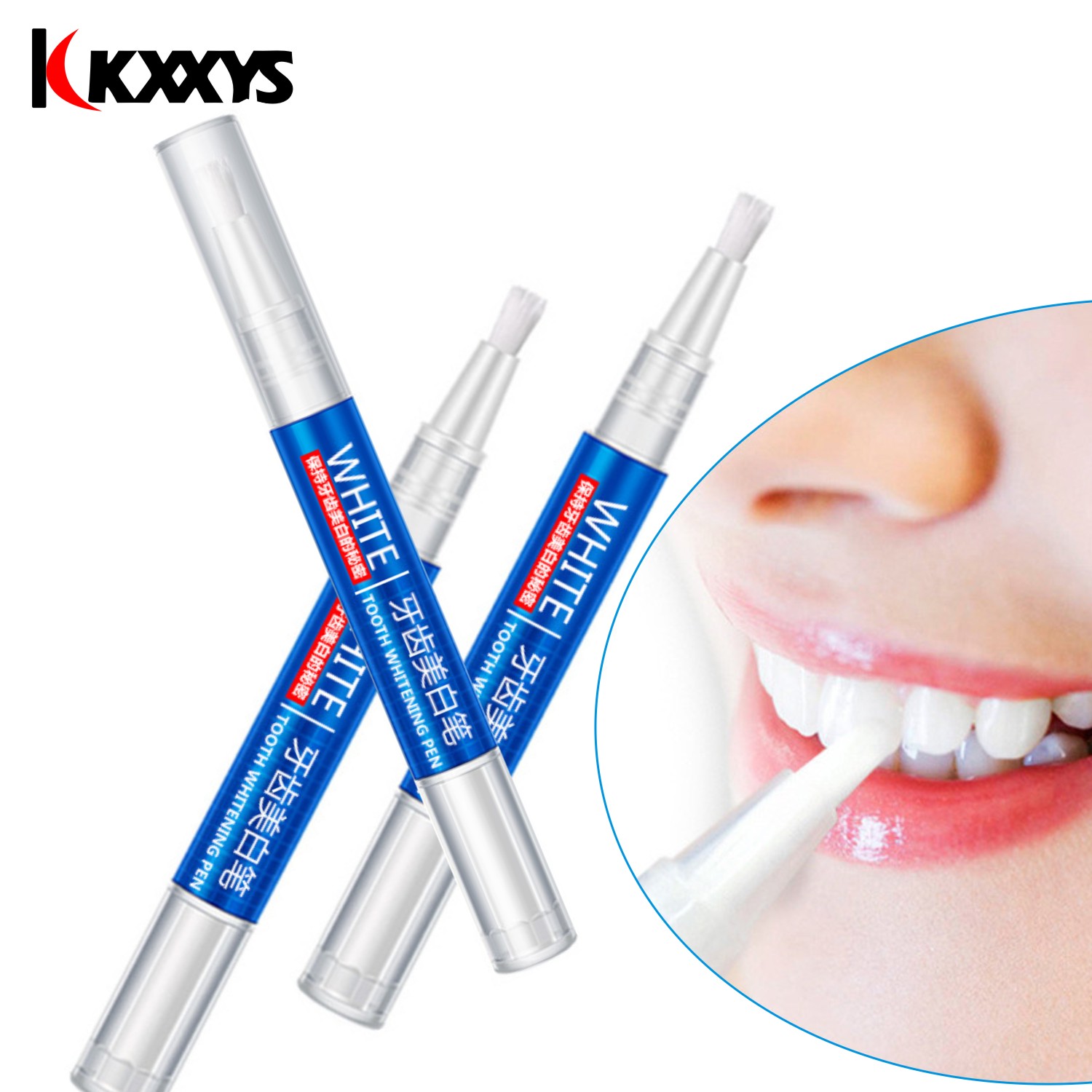 Teeth Whitening Pen - 2 sztuk * 3ml popularny biały