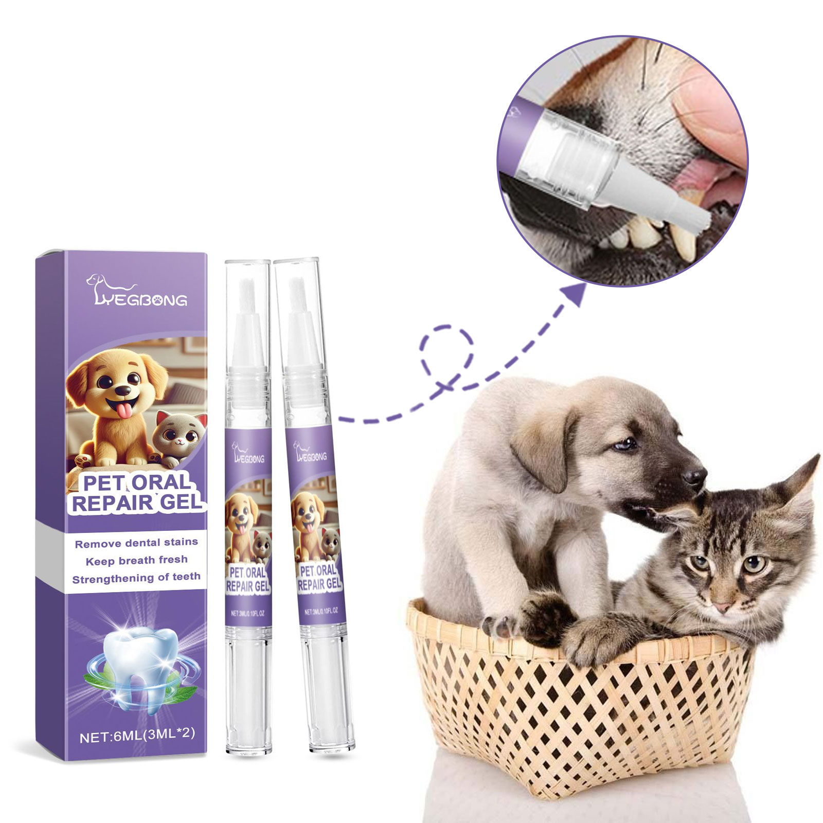 Teeth Whitening Pen - 12 sztuk szczoteczka do zębów dla