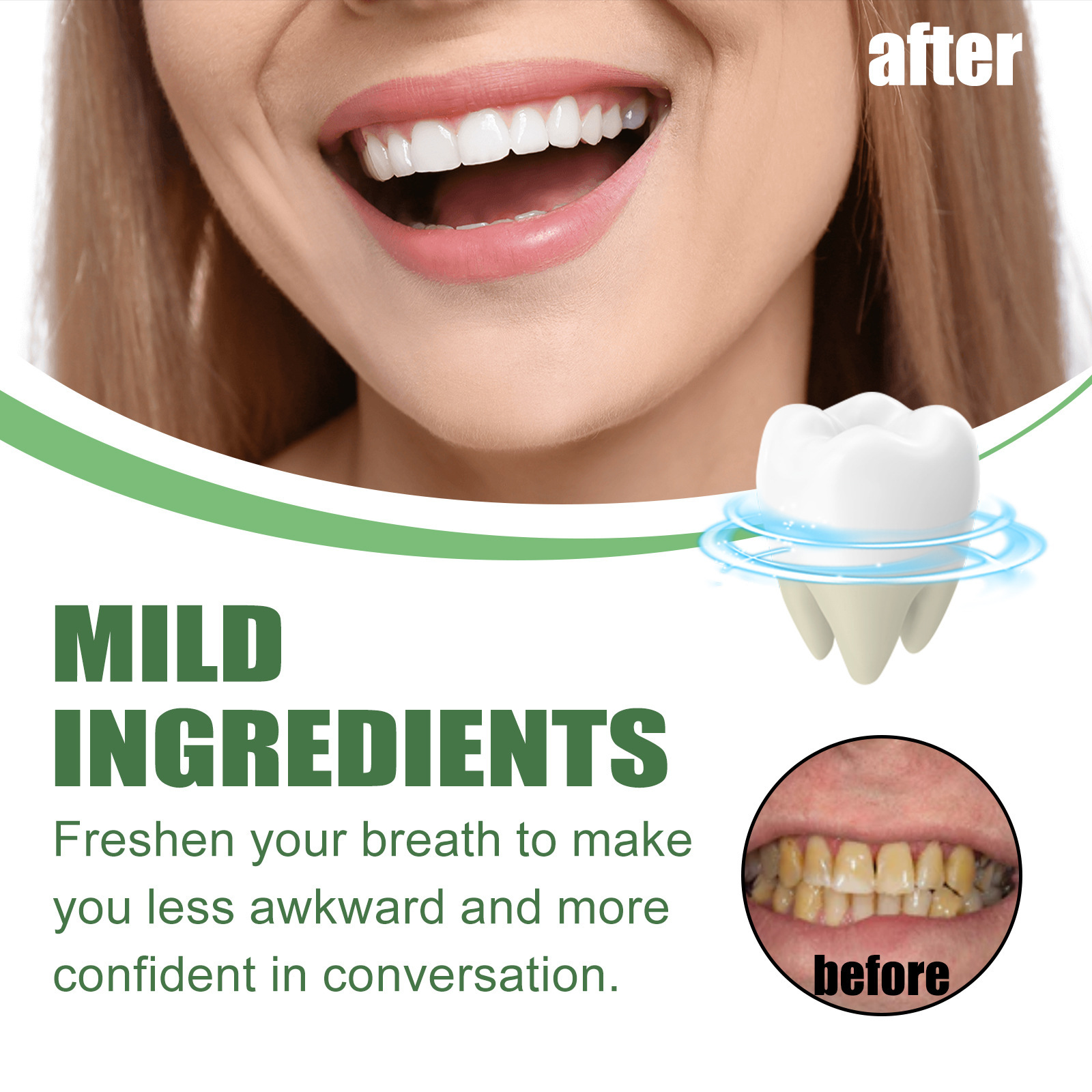 Przenośna, podróżna pianka wyb – Teeth Whitening Foam Toothpaste recenzja i cena