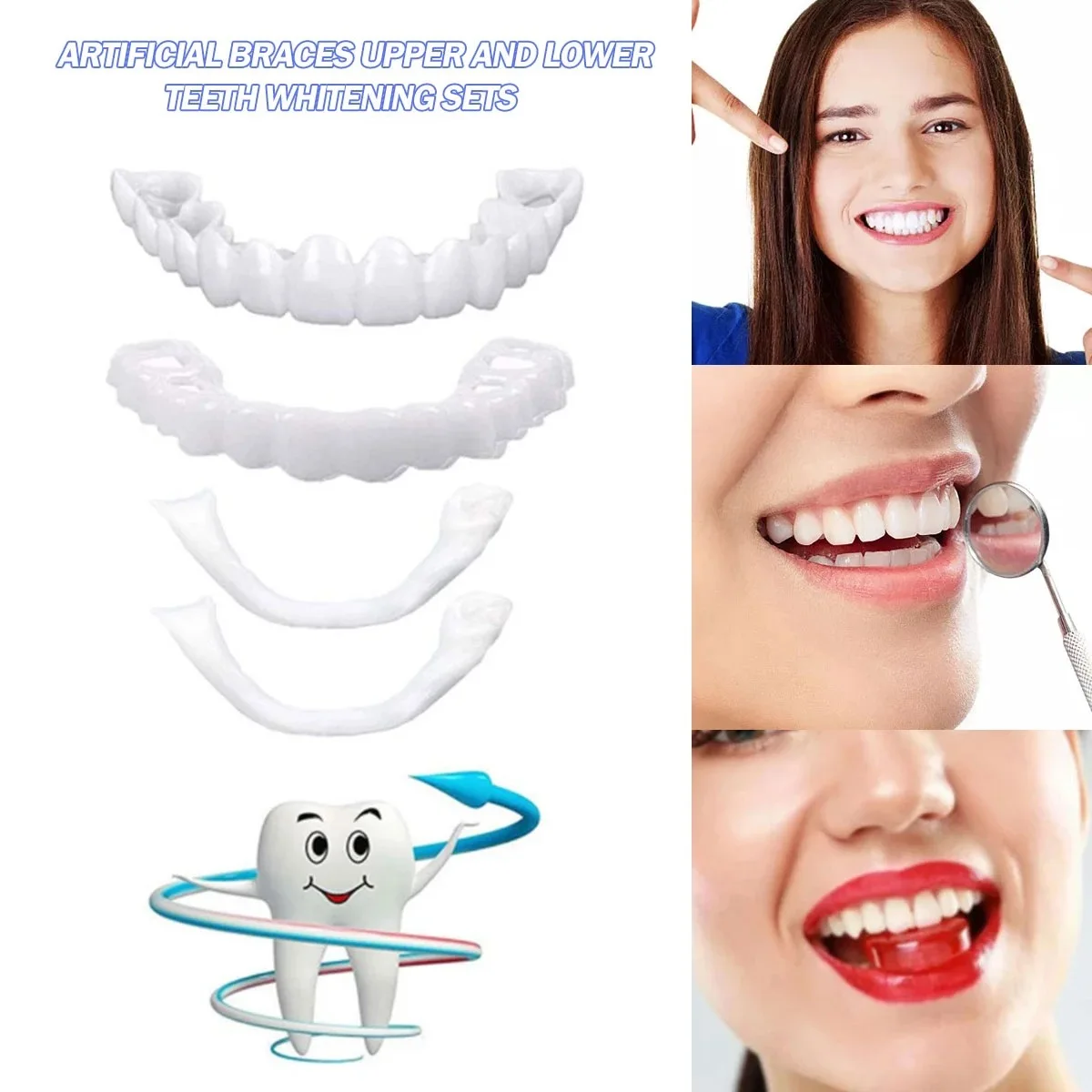 Okładziny na zęby Wybielanie z – Teeth Whitening With Braces recenzja i cena