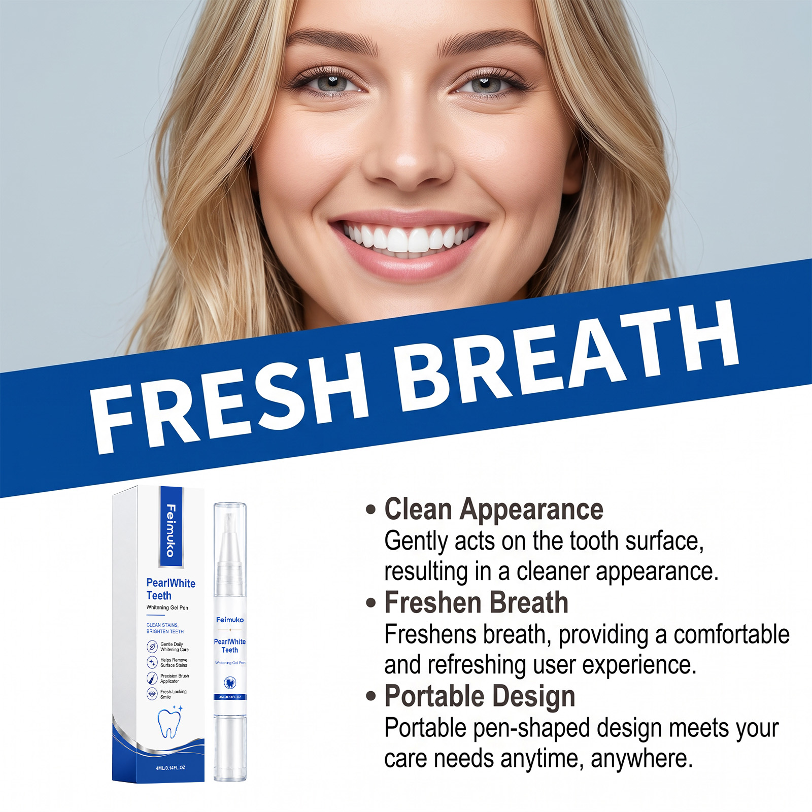 Przenośny żelowy długopis do w – Teeth Whitening Pen recenzja i cena