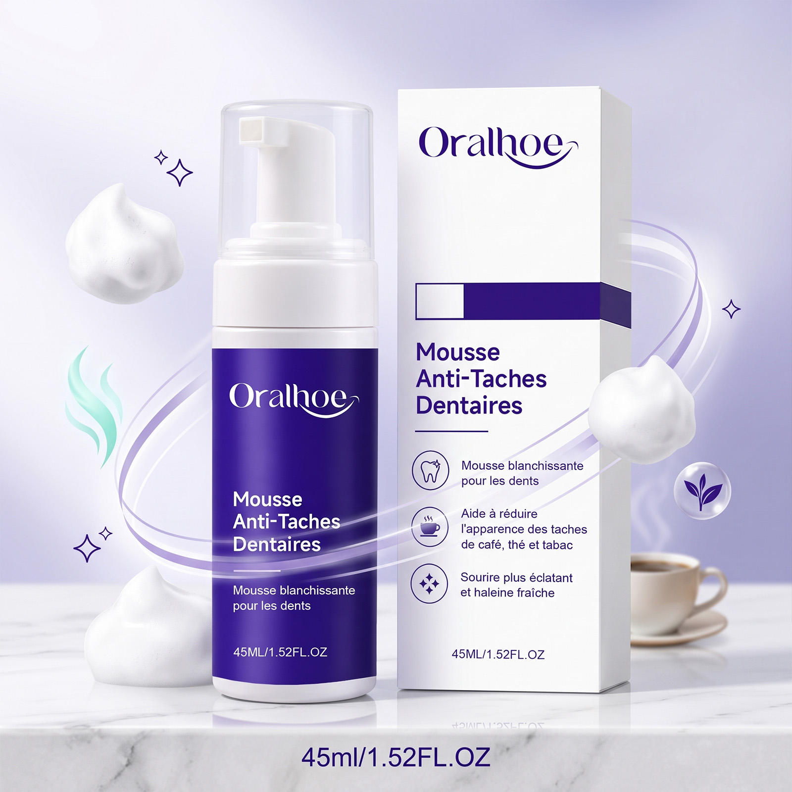 Fioletowa Pianka do Zębów Deli – Teeth Whitening Foam Toothpaste recenzja i cena